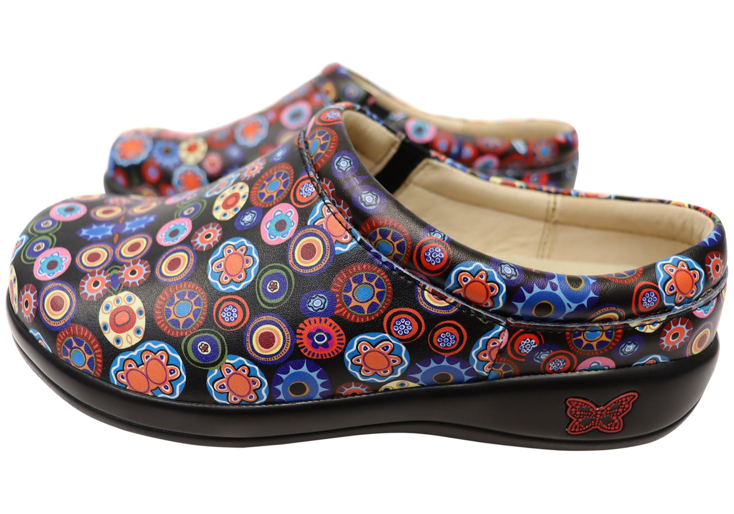 Alegria Kayla Womens Leather Open Back Shoes