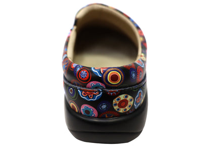 Alegria Kayla Womens Leather Open Back Shoes