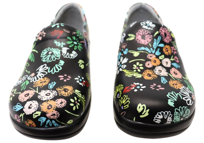 Alegria Keli Womens Comfortable Leather Slip On Shoes