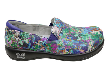 Alegria Keli Womens Comfortable Leather Slip On Shoes