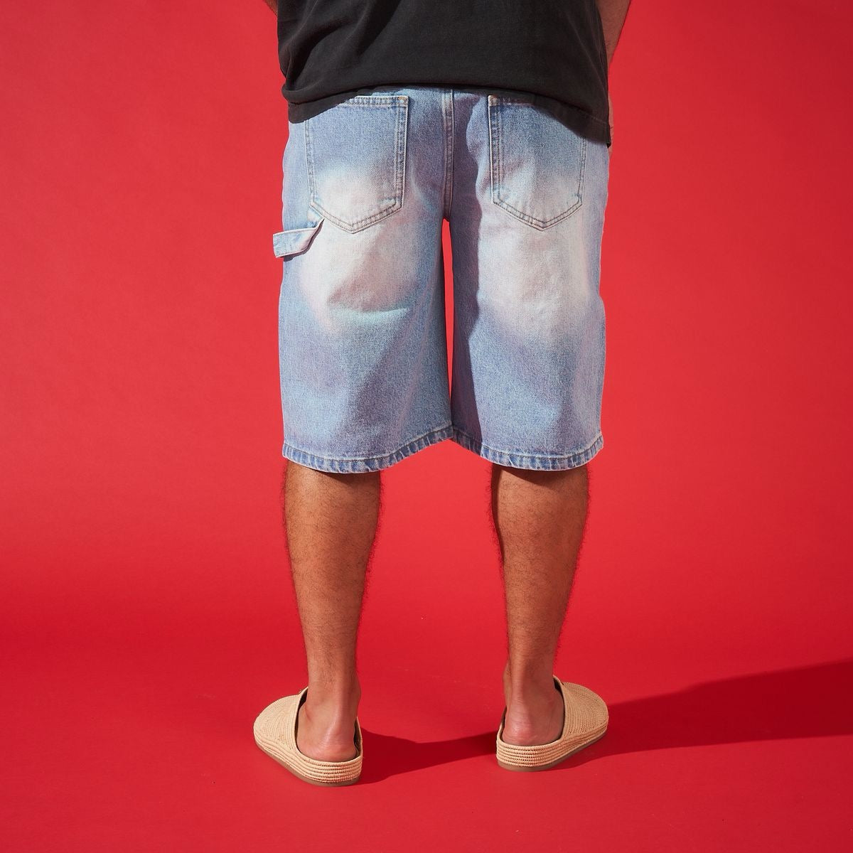 DUAA ''REWARD'' ICE STONE DENIM SHORT