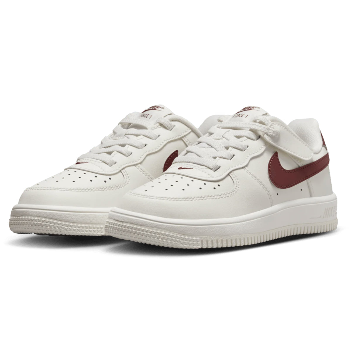 Nike Force 1 Low EasyOn White Red (PS)