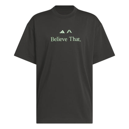 Adidas Ant Believe Tee Anthony Edwards Black Green JW4291