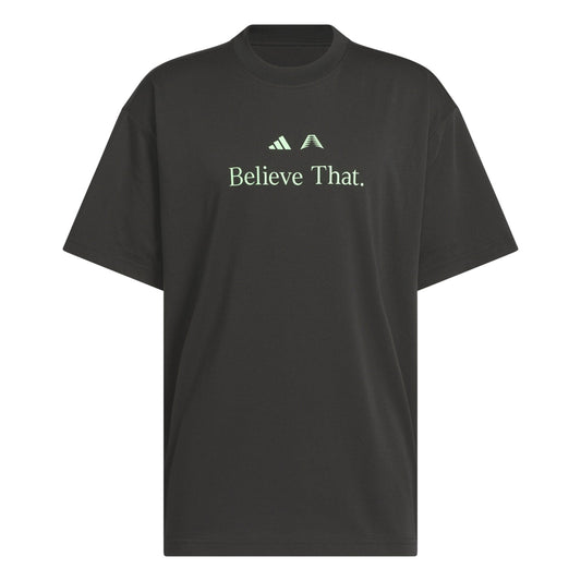 Adidas Ant Believe Tee Anthony Edwards Black Green JW4291