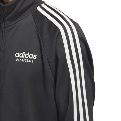 Adidas Basketball Men Select Jacket Grey IL2189