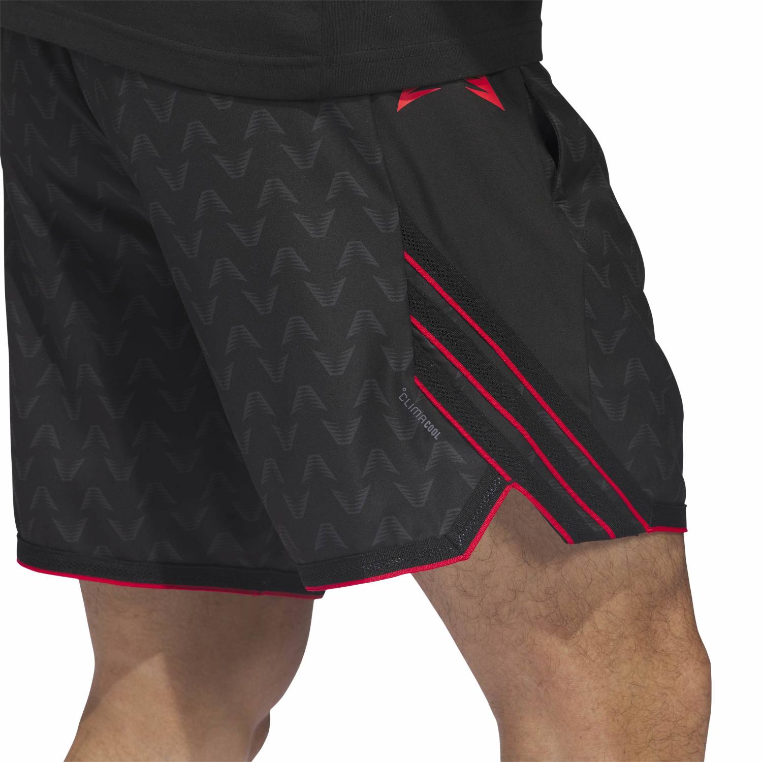 Adidas Men Anthony Edwards Crazy Lite AOP Shorts Black