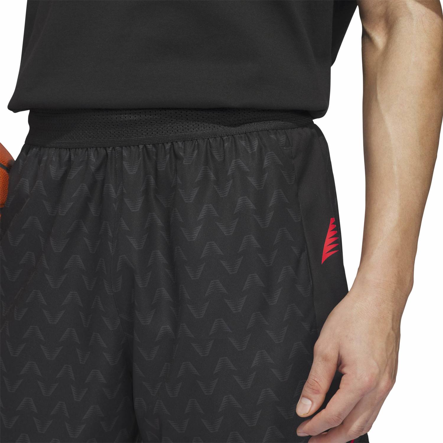 Adidas Men Anthony Edwards Crazy Lite AOP Shorts Black
