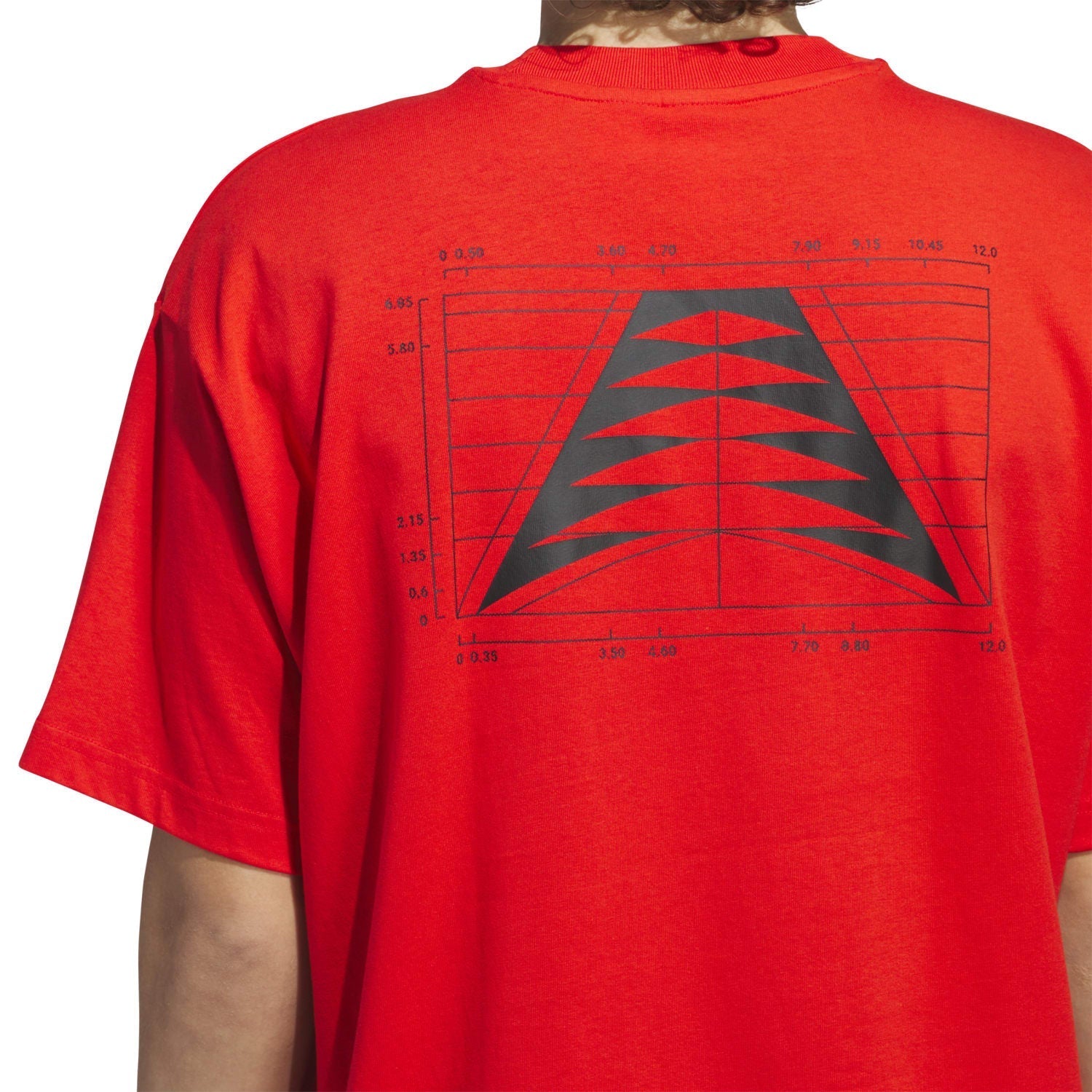 Adidas Men Anthony Edwards Graphics Tee Red JD6155