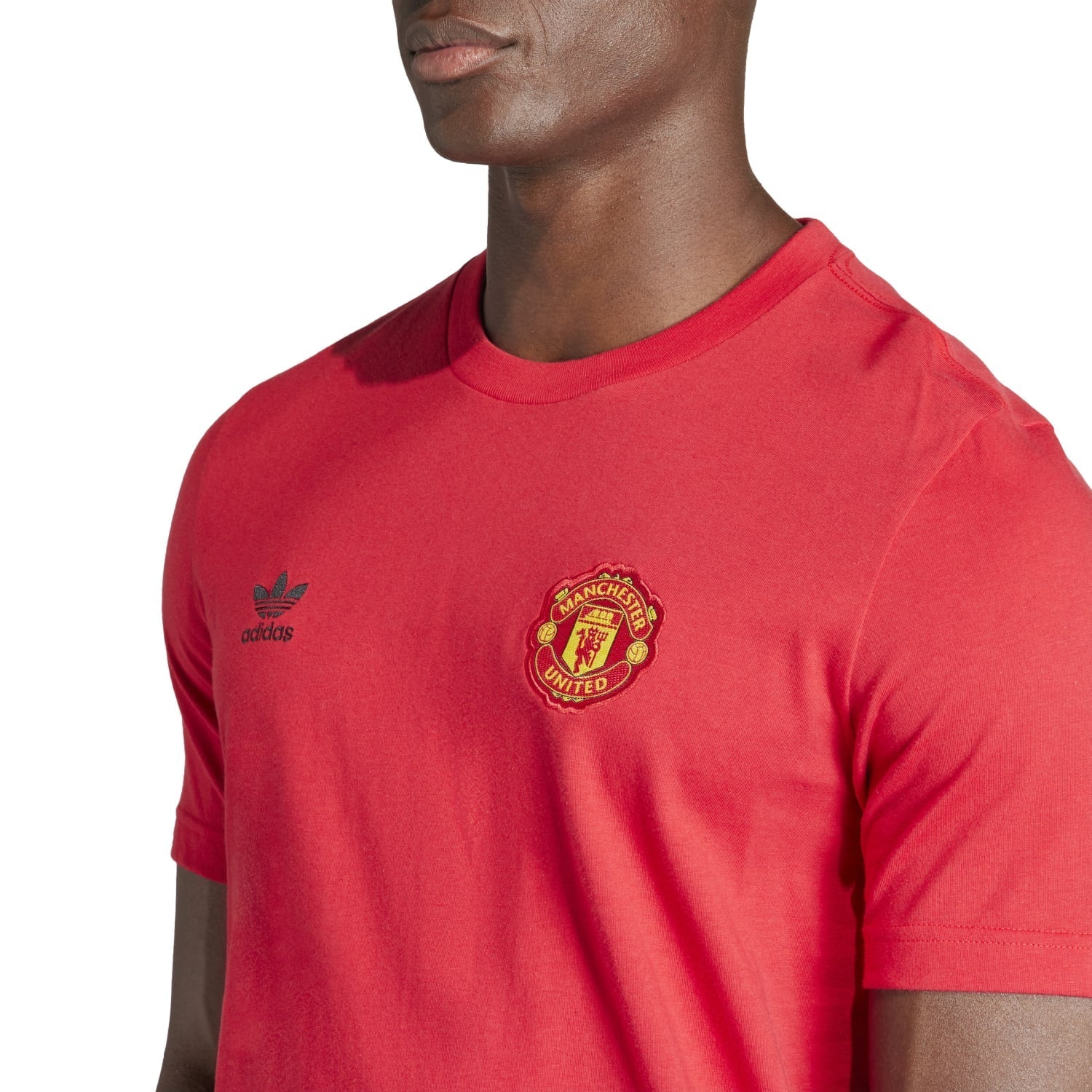 Adidas Men Manchester United Essentials T-Shirt Red IK8705