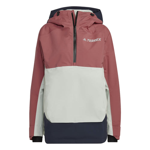 Adidas Outdoor Women 2 Layer Rain.RDY Snow Anorak Red HC7741