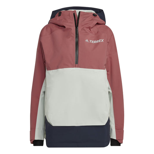 Adidas Outdoor Women 2 Layer Rain.RDY Snow Anorak Red HC7741
