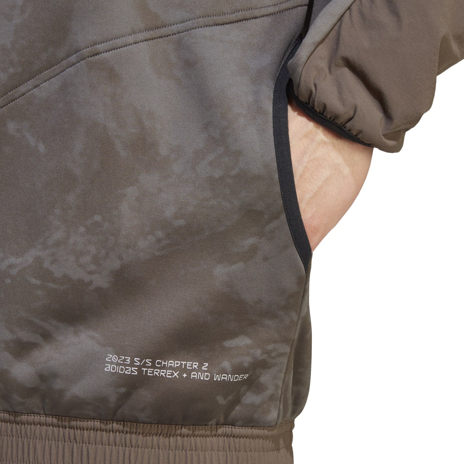 Adidas Terrex Outdoor Men And Wander AWD Mid Jacket Shadow Olive HR7140
