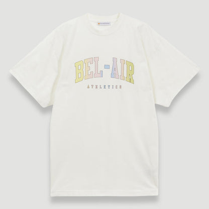 Bel-Air Athletics Men College T-Shirt Pastel White