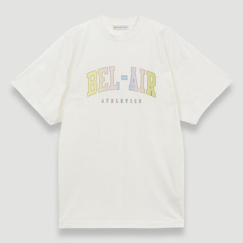 Bel-Air Athletics Men College T-Shirt Pastel White