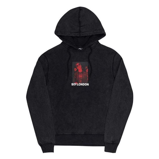 Boy London Photoprint Patch Hood Washed Black Men BOYLPH019-BLK