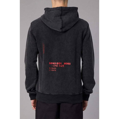 Boy London Photoprint Patch Hood Washed Black Men BOYLPH019-BLK