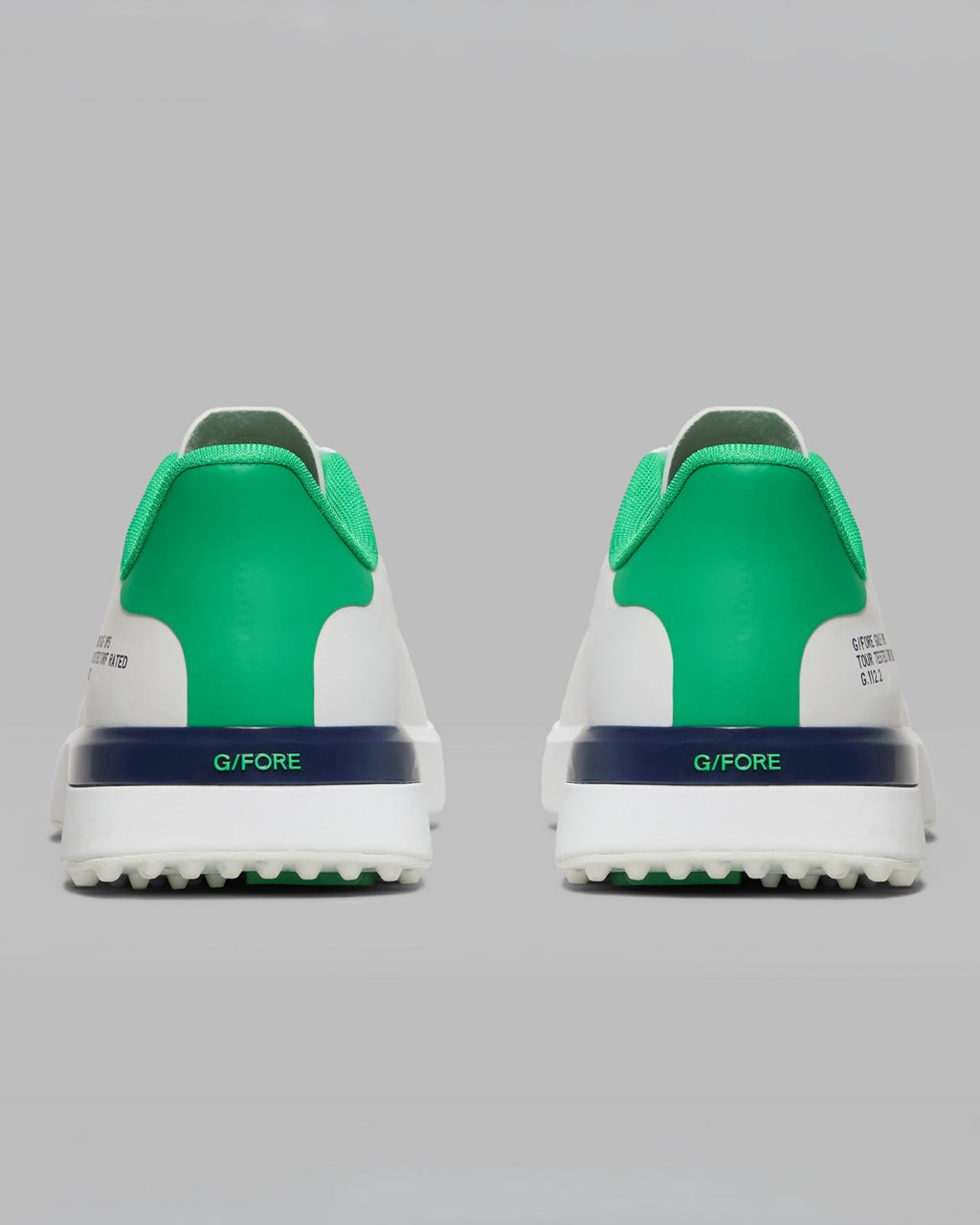 G.112 Embossed Skull & Tees Hybrid Spikeless Golf Shoes Snow/Clover