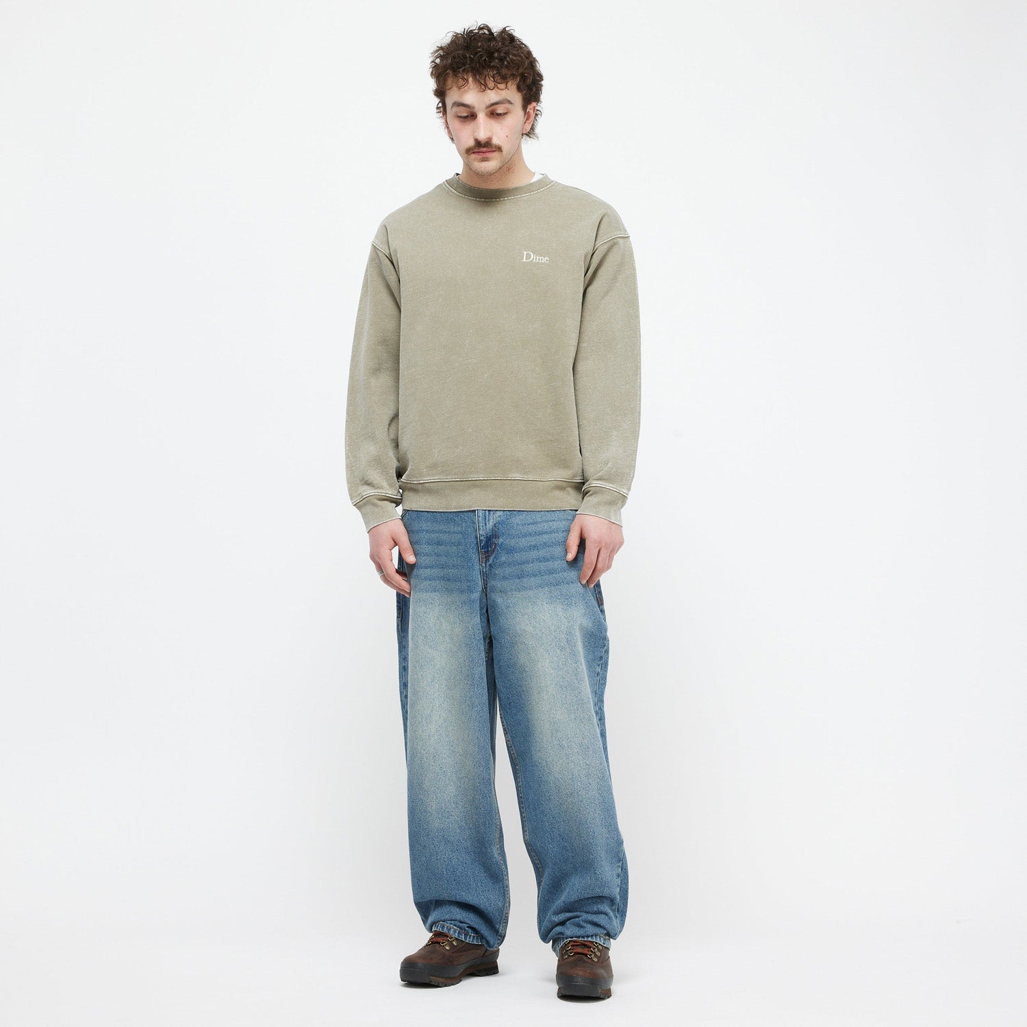Dime Classic Baggy Denim Pants Sandblasted Indigo