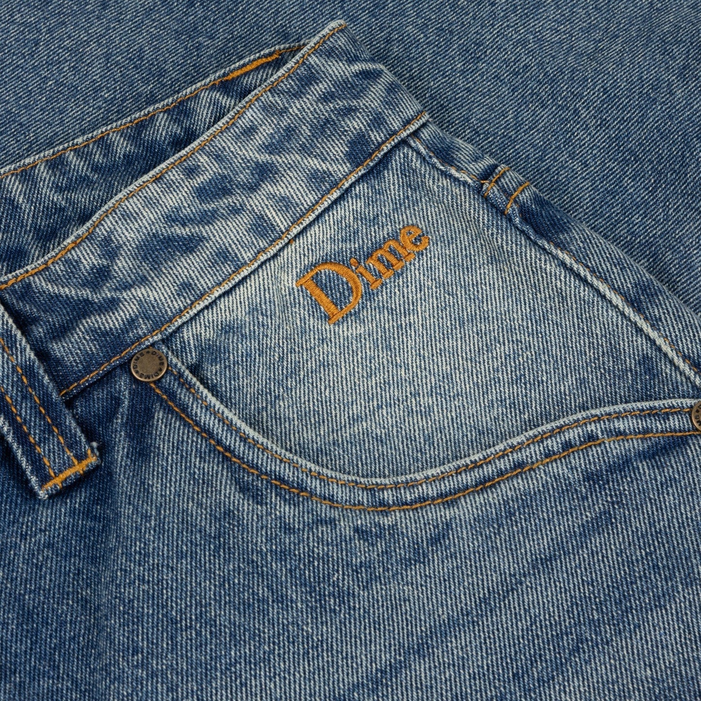 Dime Classic Baggy Denim Pants Sandblasted Indigo