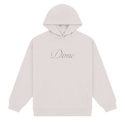 Dime Cursive Hoodie Cement