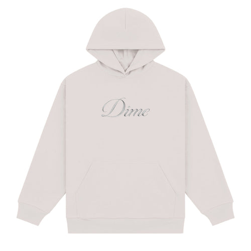 Dime Cursive Hoodie Cement