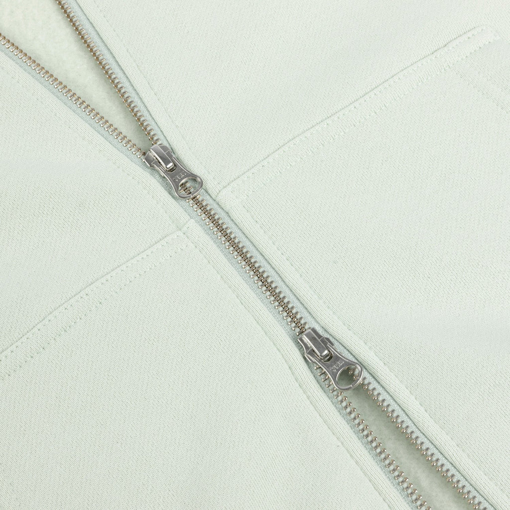 Dime Cursive Small Logo Zip Hoodie Mint