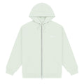 Dime Cursive Small Logo Zip Hoodie Mint