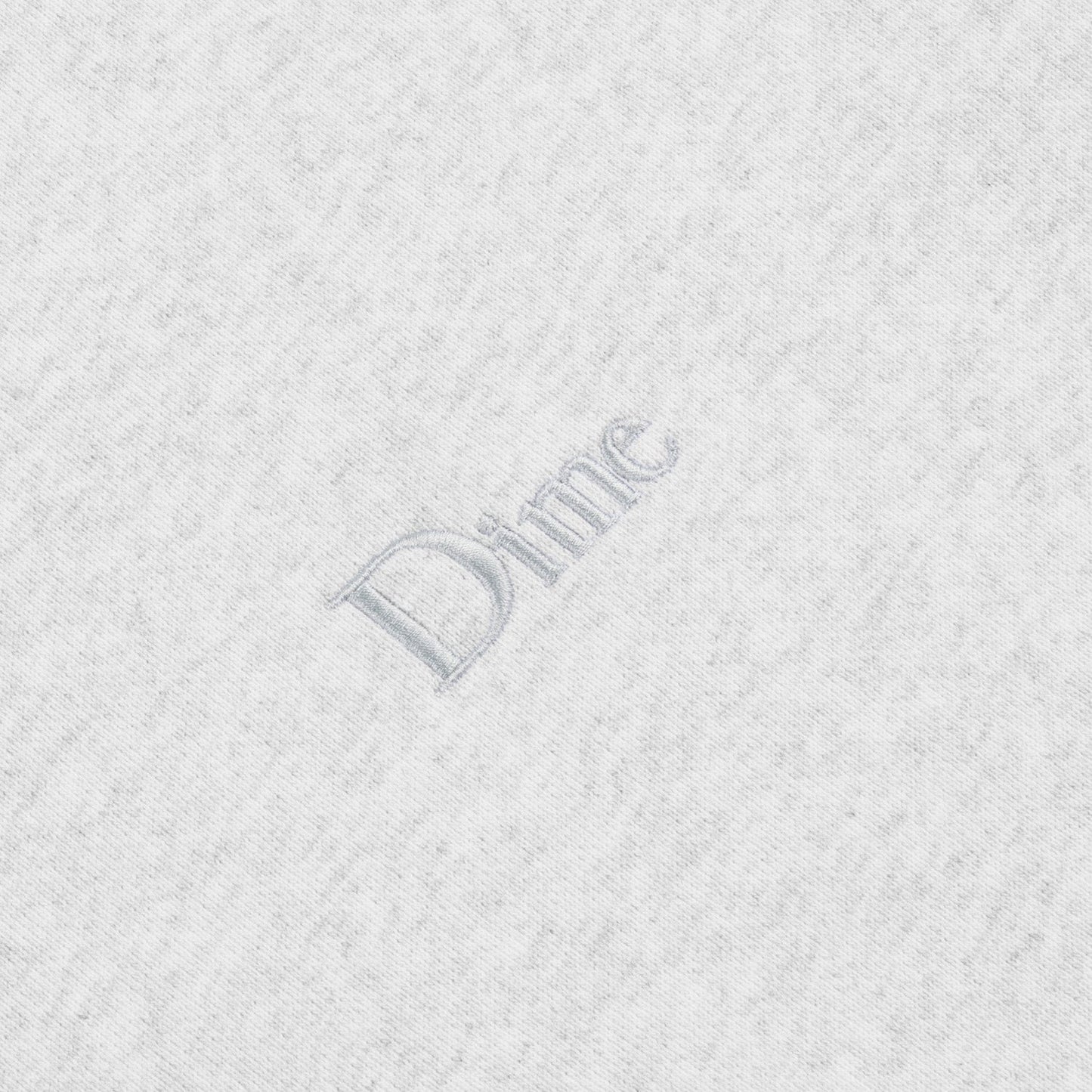 Dime Men Classic Small Logo Crewneck Ash