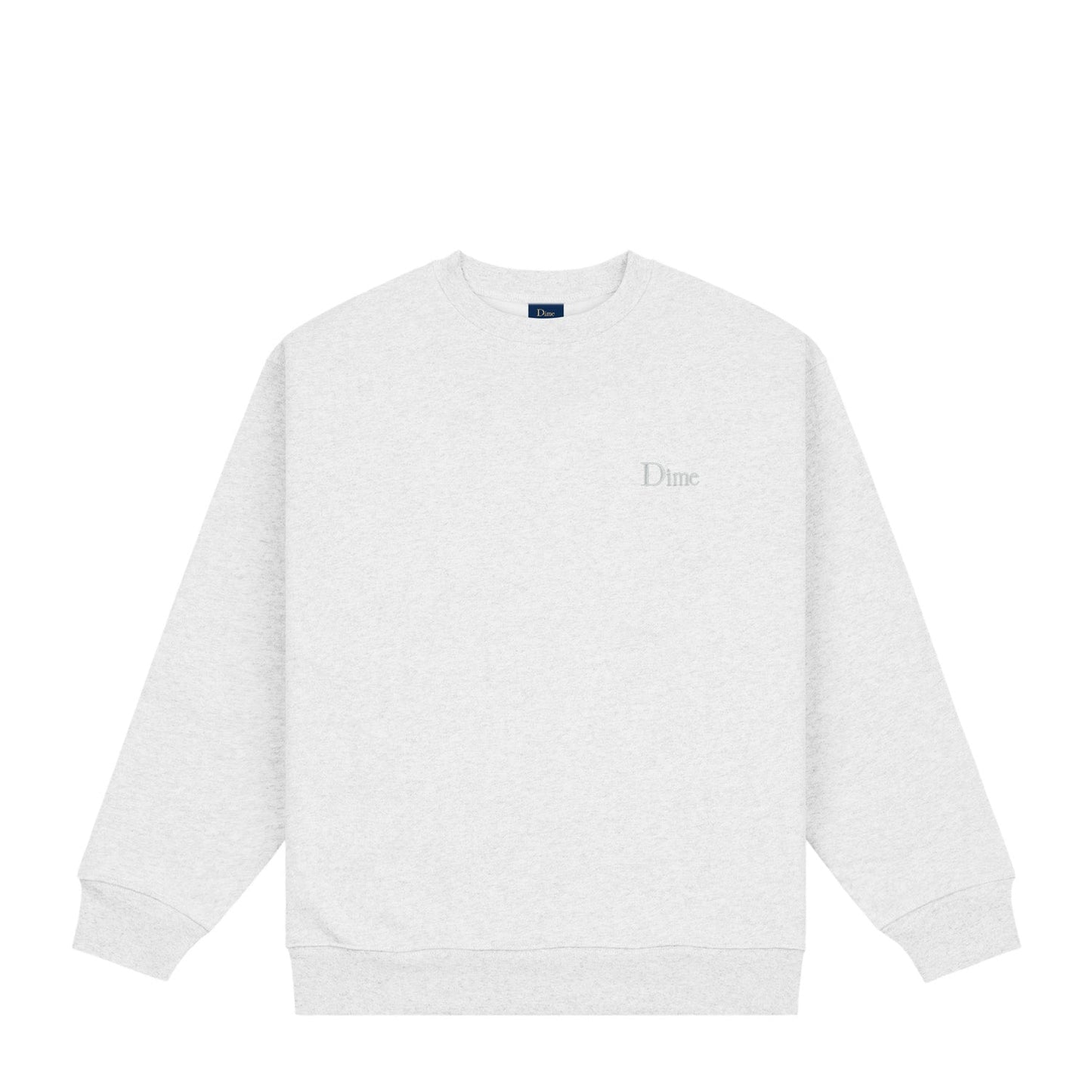 Dime Men Classic Small Logo Crewneck Ash