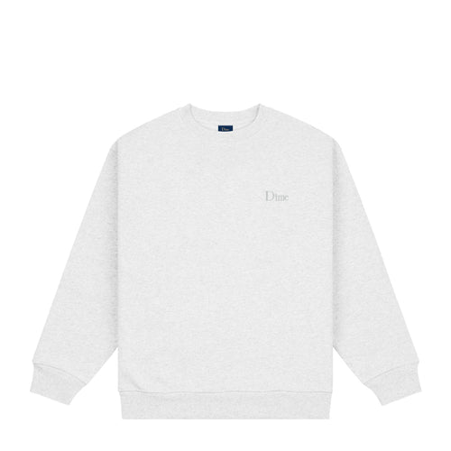 Dime Men Classic Small Logo Crewneck Ash