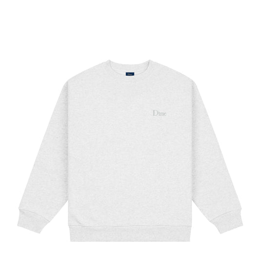 Dime Men Classic Small Logo Crewneck Ash