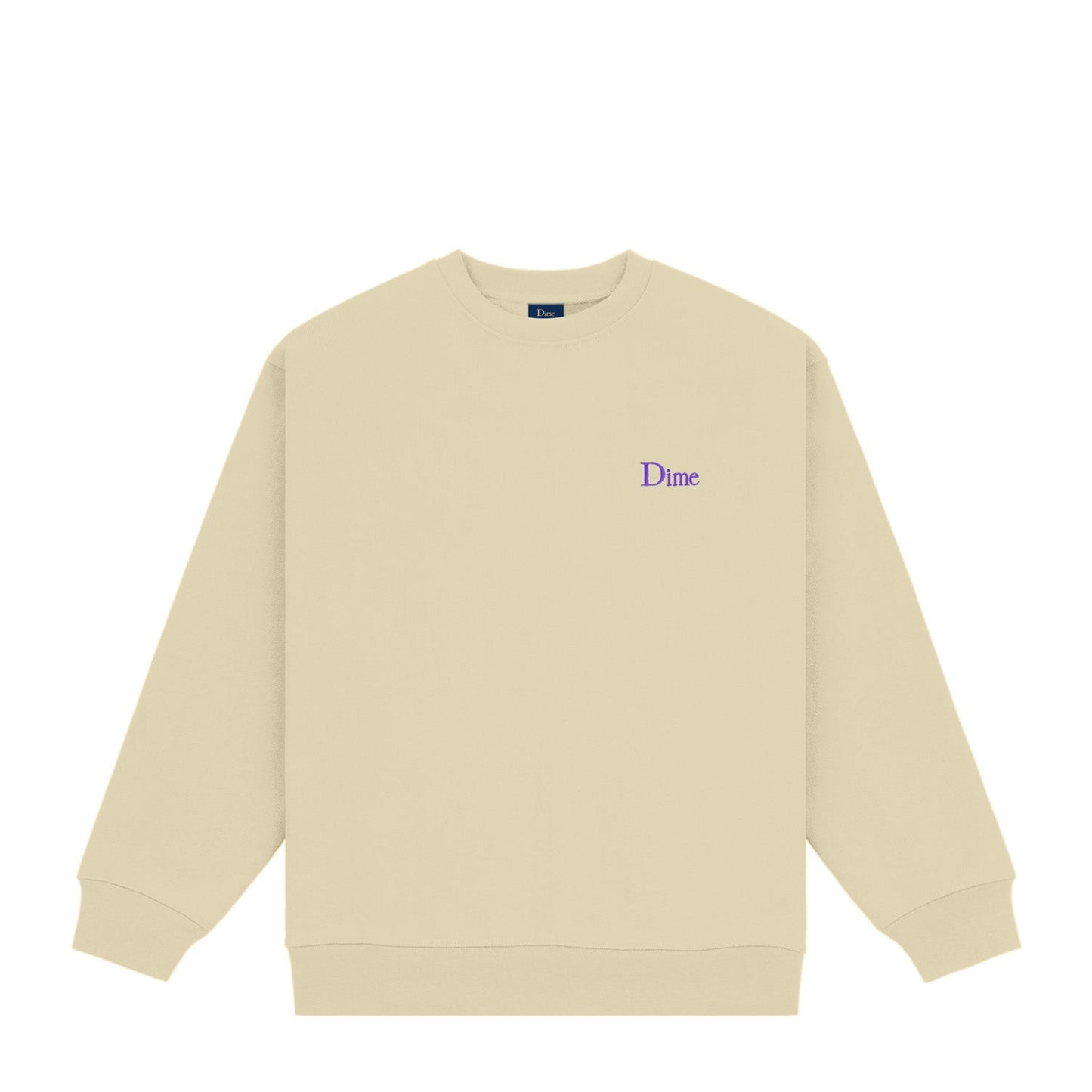 Dime Men Classic Small Logo Crewneck Light Moss