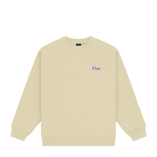 Dime Men Classic Small Logo Crewneck Light Moss