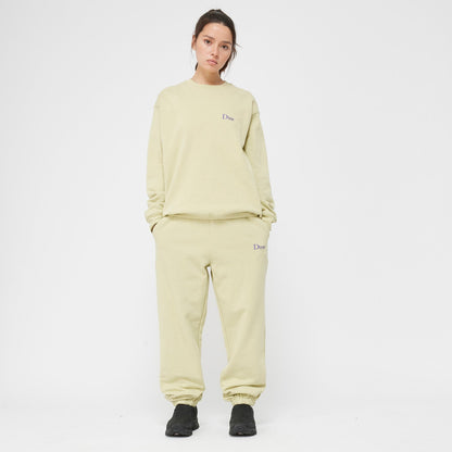 Dime Men Classic Small Logo Crewneck Light Moss