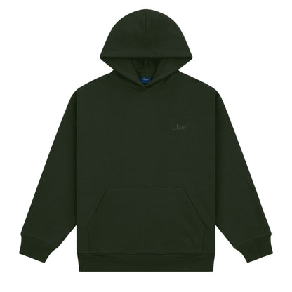 Dime Men Classic Small Logo Hoodie Forest Green