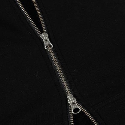 Dime Men Cursive Zip-Hoodie Black