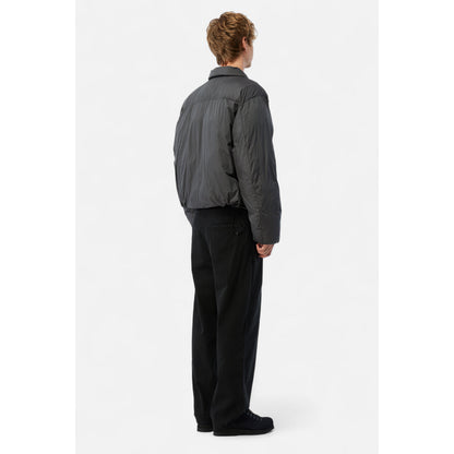 Dime Pleated Puffer Charcoal