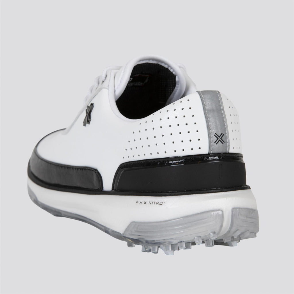 Moving Day SC RS Spiked Golf Shoes White/Black/Gator