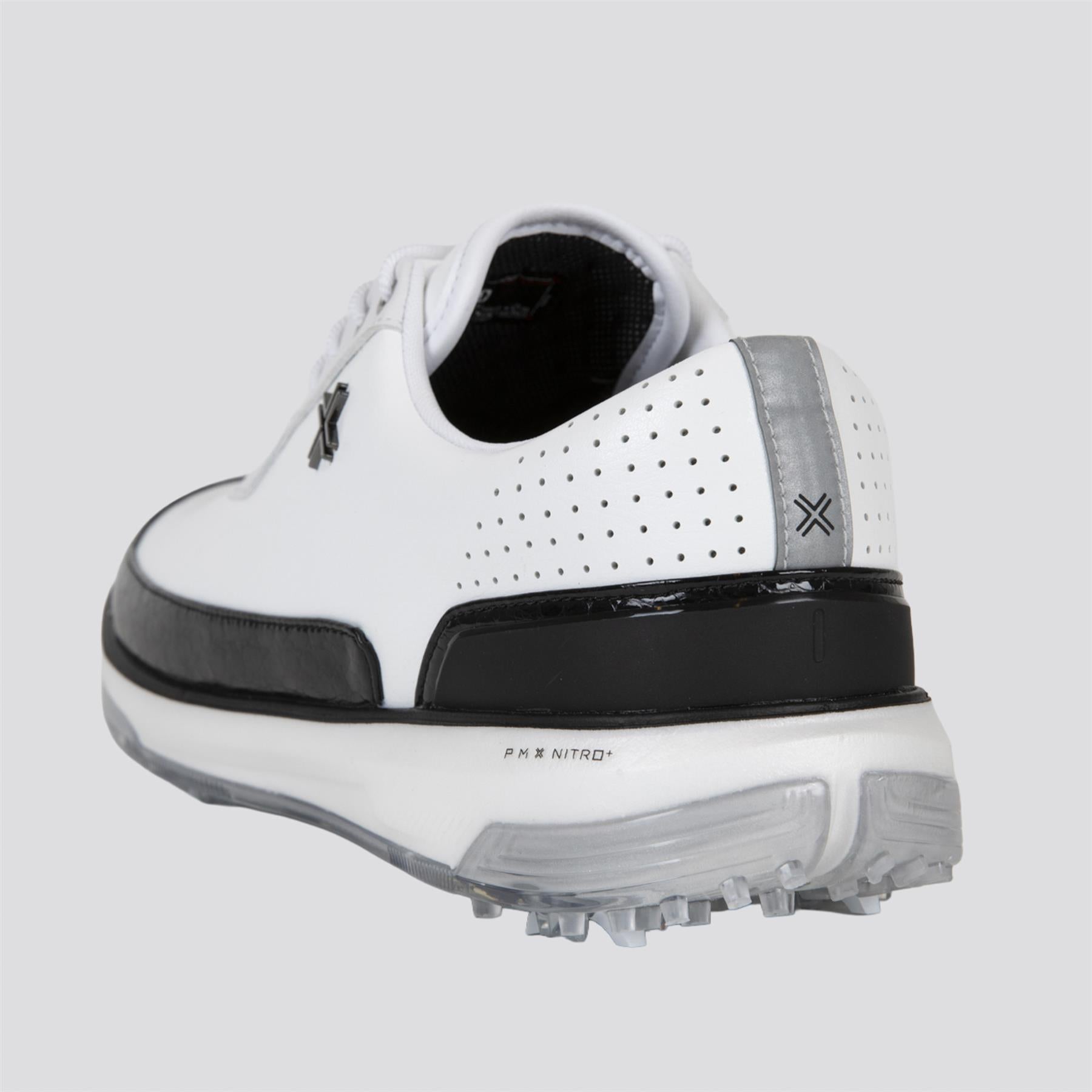 Moving Day SC RS Spiked Golf Shoes White/Black/Gator