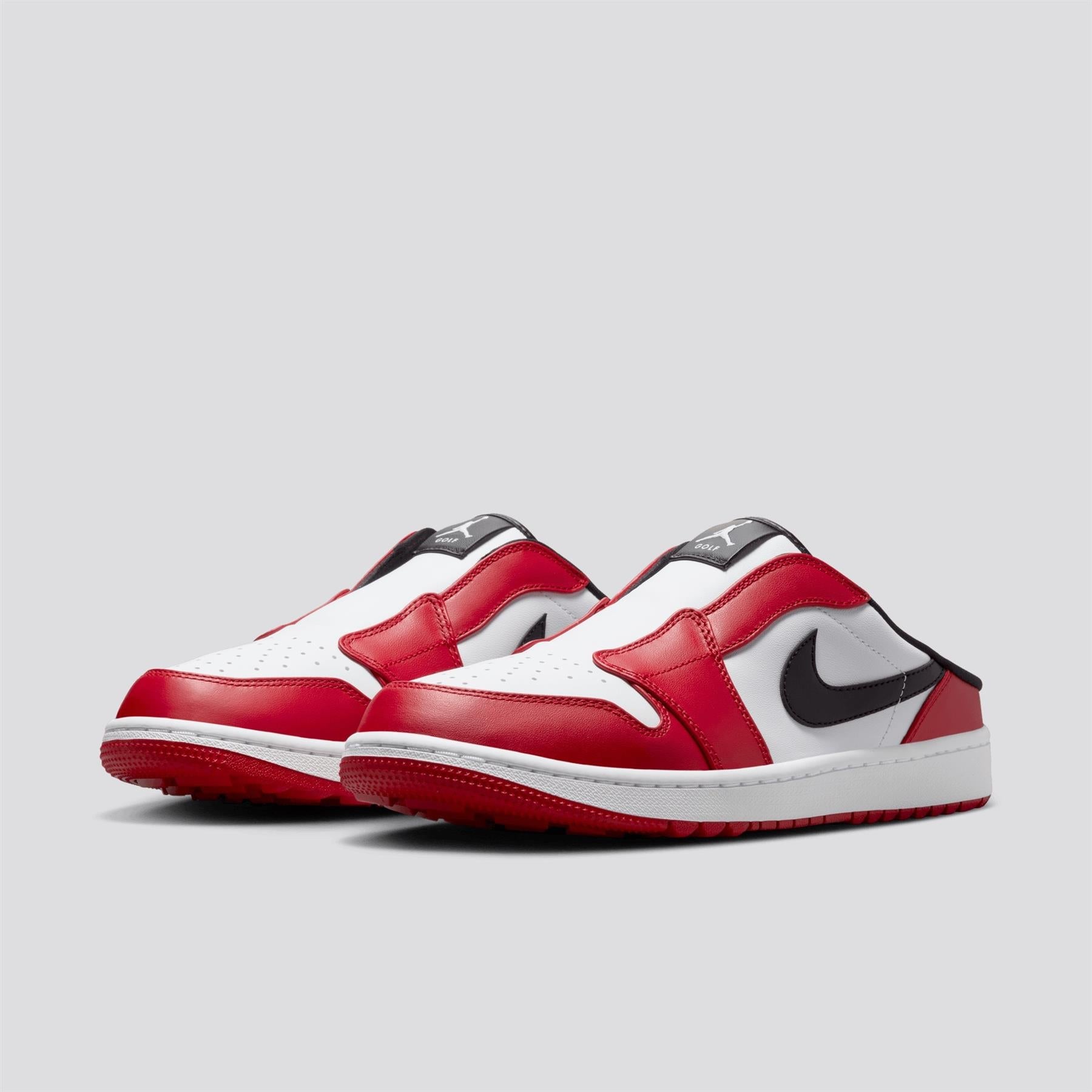 Air Jordan 1 Mule Spikeless Shoes White/Black/Varsity Red