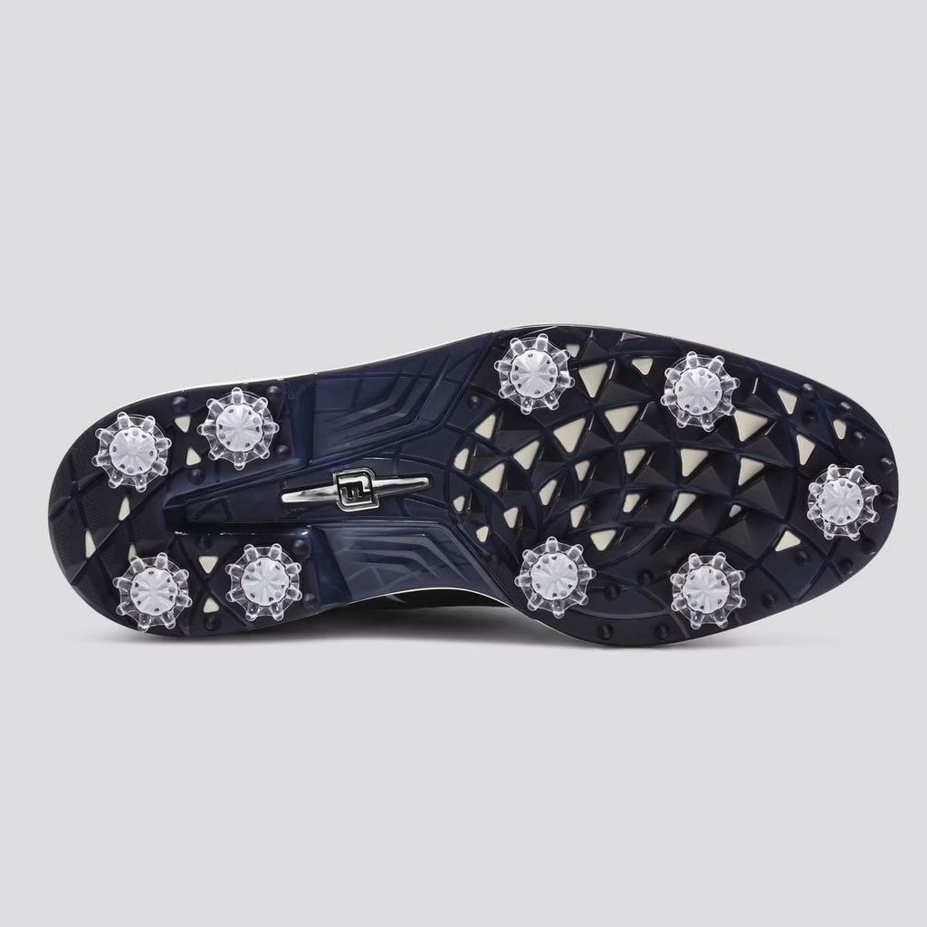 Premiere Series Packard Cleated Laced Golf Shoes White/Navy