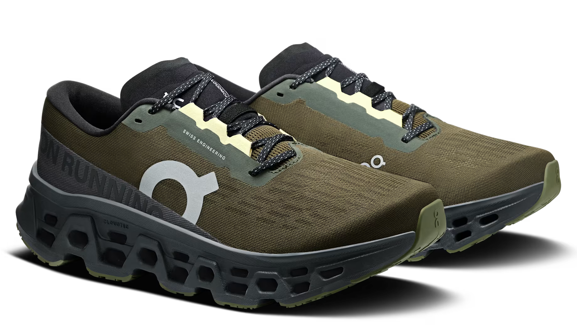 On Running Cloudmonster 3 Olive Eclipse