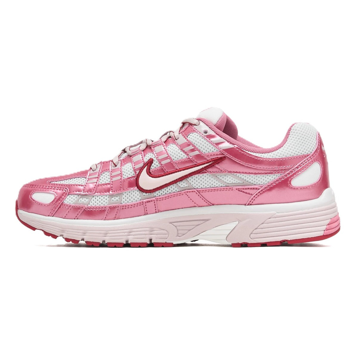 Nike P-6000 White Silt Red Peony (W)